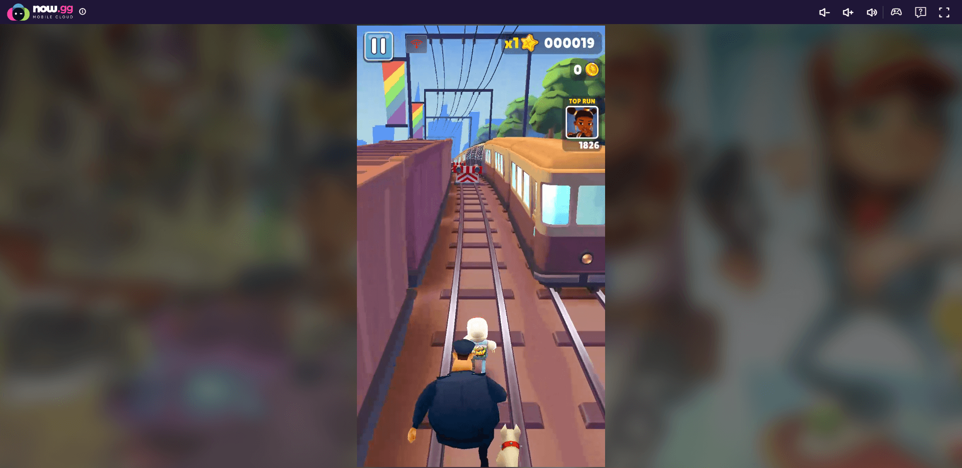 Play Subway Surfers Online on the now.gg Mobile Cloud and Enjoy This Game  Instantly on Any Device, No Downloads or Installations Required