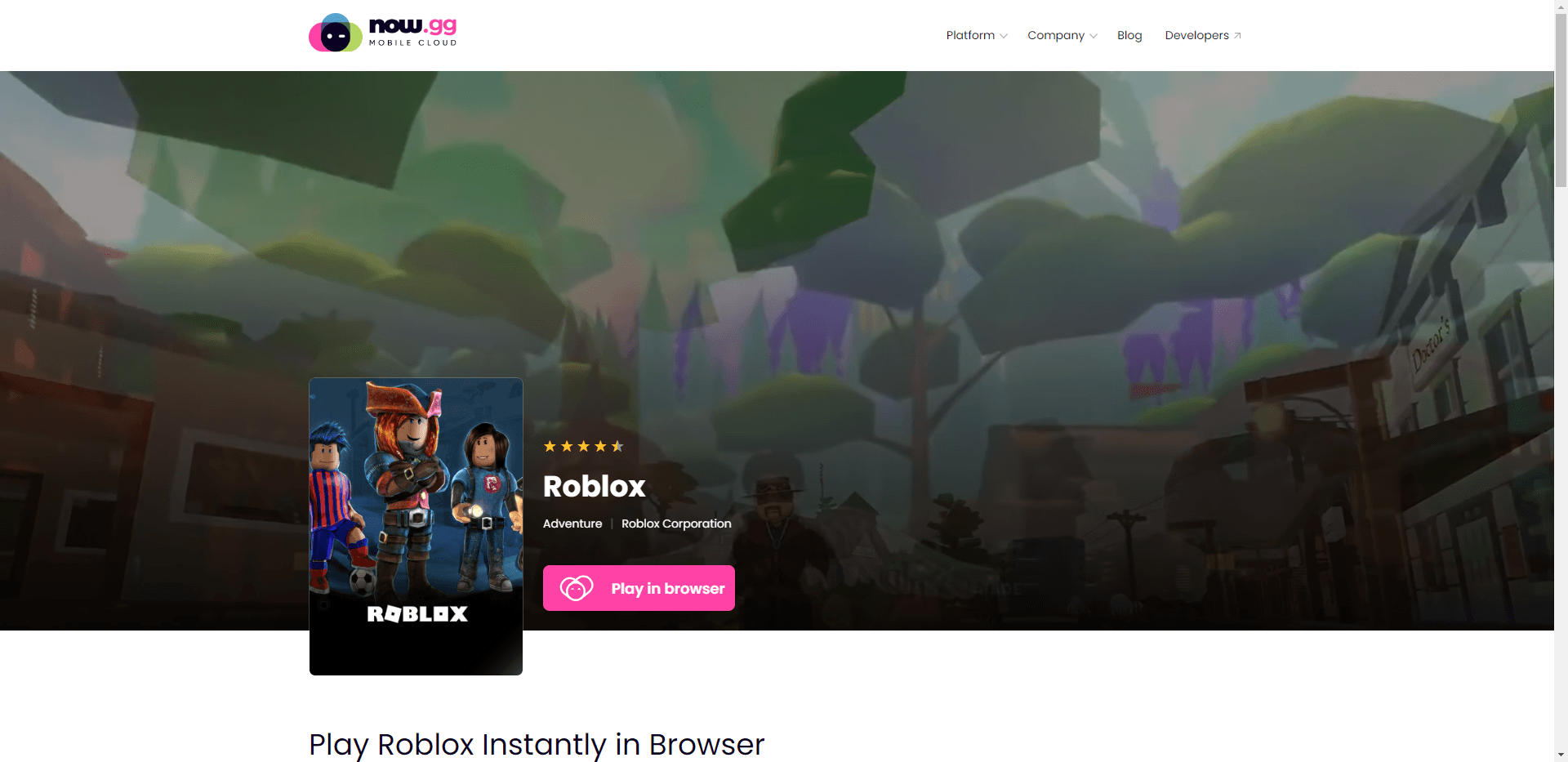 How to Play Roblox on Your School Chromebook Without Downloading Using