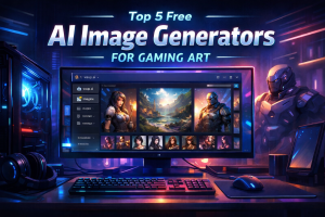 Top 5 Free AI Image Generators for Gaming Art (Avatars, Thumbnails, Concept Art)